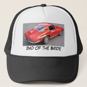 Dad of the Bride Corvette Trucker Hat