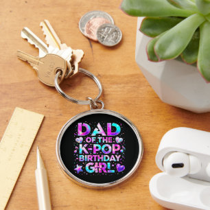 Dad Of The K-Pop Birthday Korean Music Key Ring