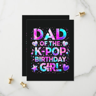 Dad Of The K-Pop Birthday Korean Music Save The Date