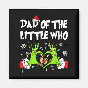 Dad Of The Little Who Funny Christmas Pregnancy An Magnet