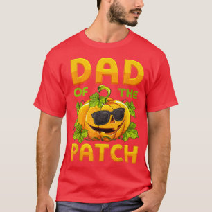 Dad Of The Patch Pumpkin Halloween Matching Family T-Shirt