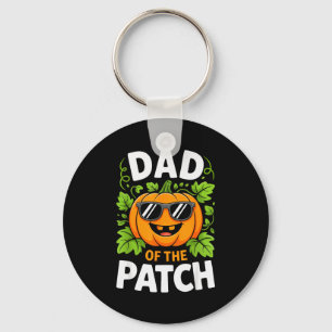 Dad Of The Patch Shirt Halloween Men Daddy Pumpkin Key Ring