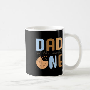 Dad Of The Sweet One Cookies And Milk 1st Birthday Coffee Mug