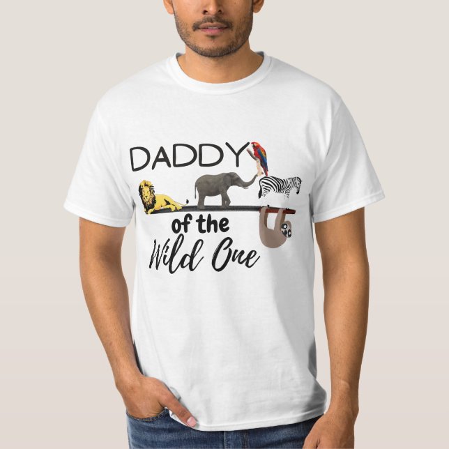 Dad of the Wild One T-Shirt (Front)