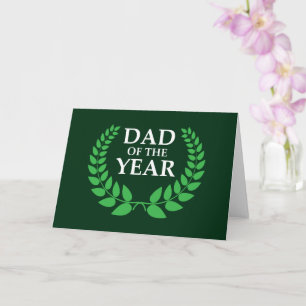 Dad of The Year Award Card