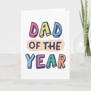 Dad of the Year Card