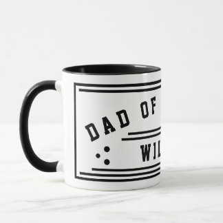 Dad of the year Custom Name Birthday Father's Day Mug
