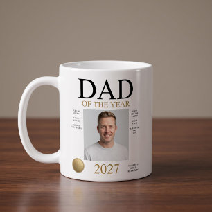 Dad Of The Year Photo Coffee Mug