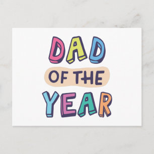 Dad of the Year Postcard