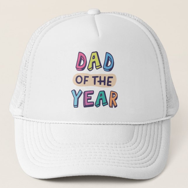 Dad of the Year Trucker Hat (Front)
