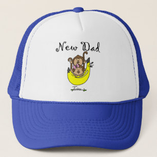 Dad of Twins Boy and Girl Tshirts and Gifts Trucker Hat