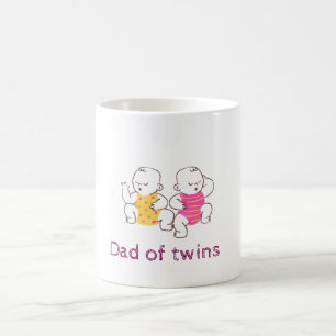 Dad of Twins Coffee Mug