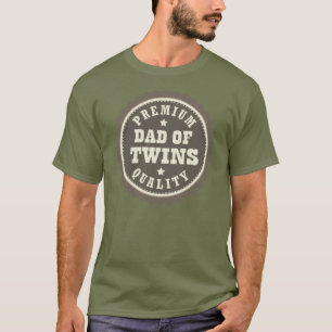 Dad of Twins Fathers Day T-Shirt