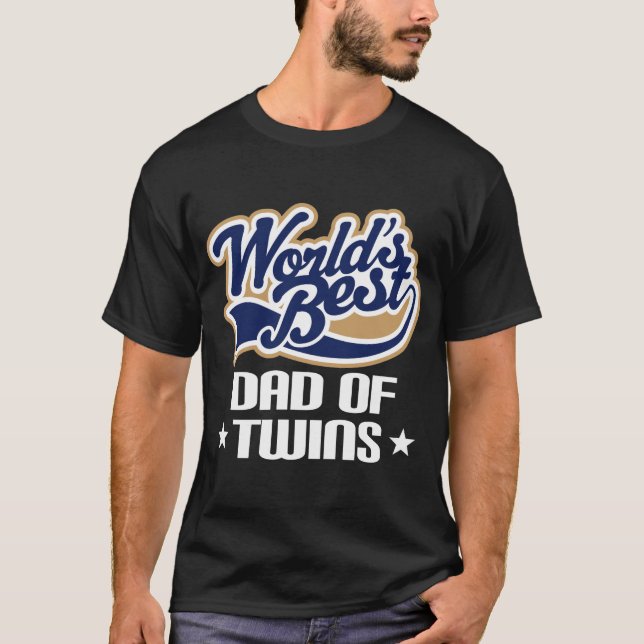 Dad Of Twins Father's Day Tee (Front)