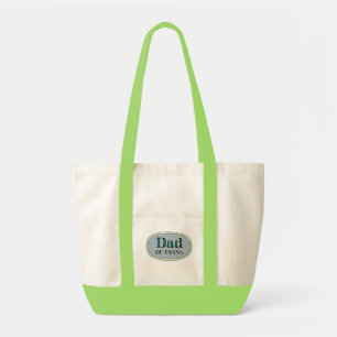Dad of Twins Tote Bag