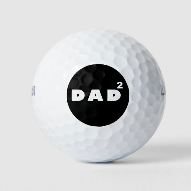Dad of two golf balls (Front)