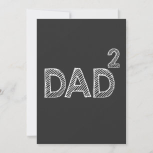 Dad Of Two Kids Funny Dad Of 2 Father's Day Card