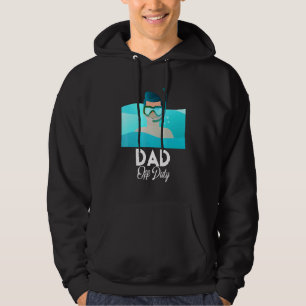 Dad Off Duty Vacation Beach Sunglasses Sunset Hoodie