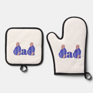 Dad Oven Mitt & Pot Holder Set