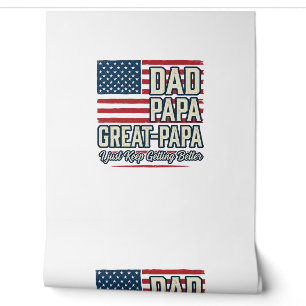 Dad Papa Great-Papa Patriotic Vintage Family Shirt Wallpaper