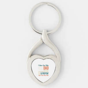 Dad Papaw Vintage Patriotic Family Shirt Design_1 Key Ring