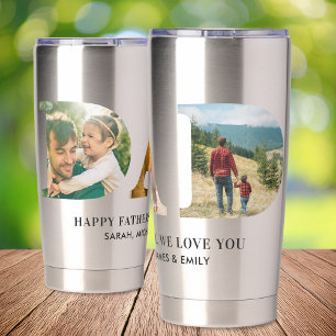 Dad Personalised Fathers Day Photo Insulated Tumbler