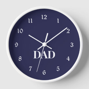 DAD, personalised gift, Clock