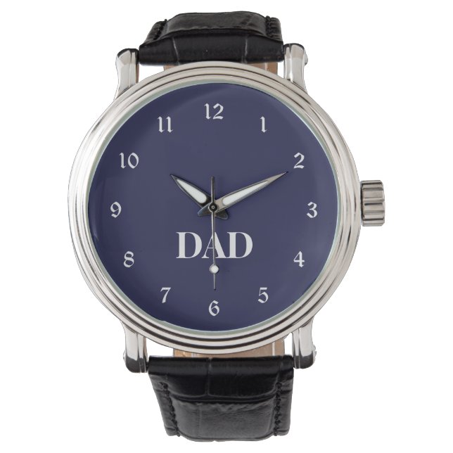 DAD, personalised gift,  Watch (Front)
