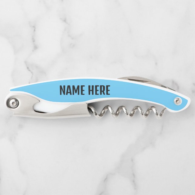 DAD PERSONALIZED CORKSCREW CUSTOM BOTTLE OPENER (Front)
