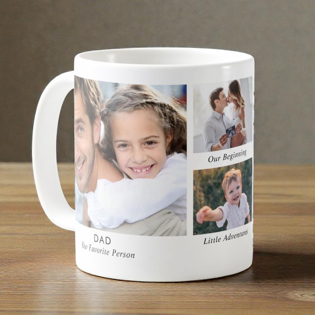 Dad Photo Collage Coffee Mug (Dad Photo Collage Coffee Mug)