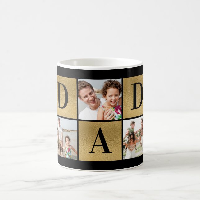 DAD Photo Collage Coffee Mug (Center)
