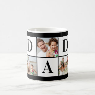 DAD Photo Collage Coffee Mug