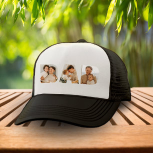 Dad Photo Collage Father's Day Trucker Hat