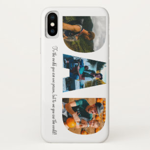 Dad Photo Collage iPhone Case for Father's day