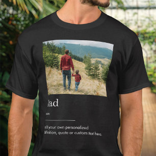 Dad Photo Dictionary Definition T-Shirt