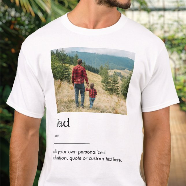 Dad Photo Dictionary Definition T-Shirt (Creator Uploaded)