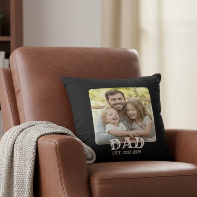 Dad Photo Established Cushion (Creator Uploaded)