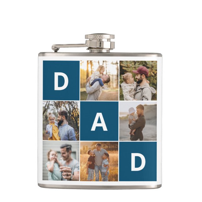 Dad Photo Flask for Father's Day (Front)