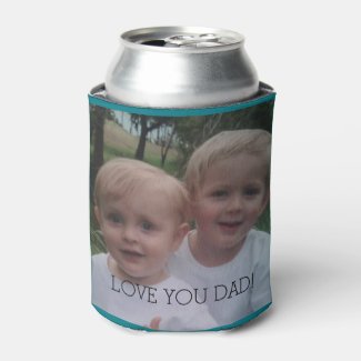 Dad photo gift beer cooler Father's Day