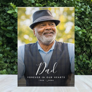 Dad Photo Memorial Funeral Tribute  Block