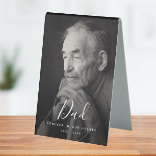Dad Photo Memorial Table Tent