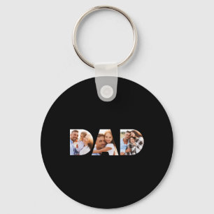 Dad Photo Modern Tygraphy Child Gift T Shirt Key Ring