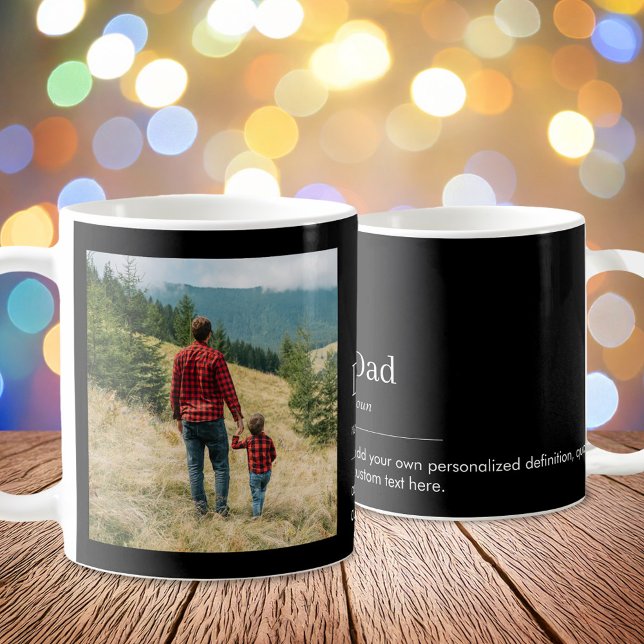 Dad Photo Word Definition Coffee Mug (Creator Uploaded)