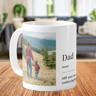 Dad Photo Word Definition Coffee Mug