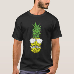 Dad Pineapple Hawaiian Funny Tropical Summer Aloha T-Shirt