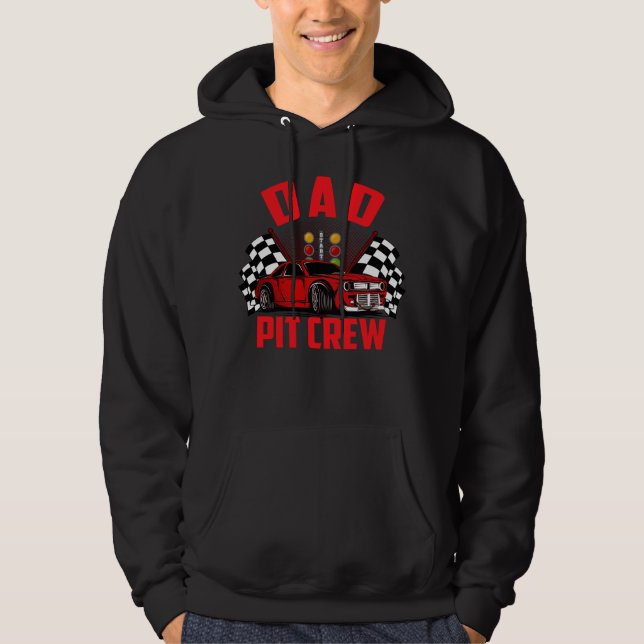 dad pit crew hoodie (Front)