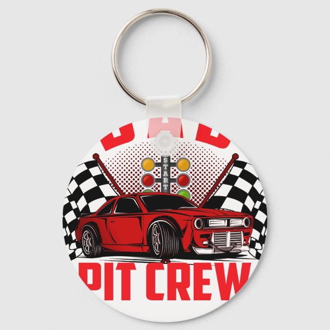 dad pit crew key ring (Front)