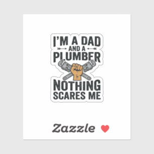 Dad Plumber Nothing Scares Me Vintage Shirt Design