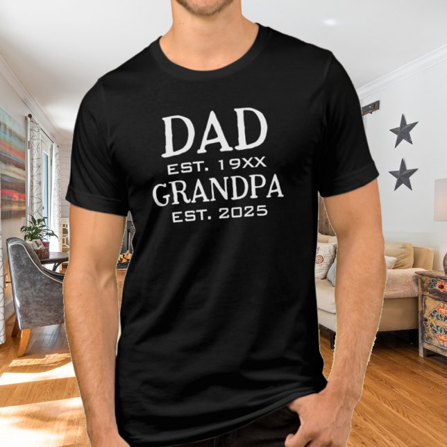 Dad Promoted To Grandpa 2025 Tri-Blend Shirt (Creator Uploaded)