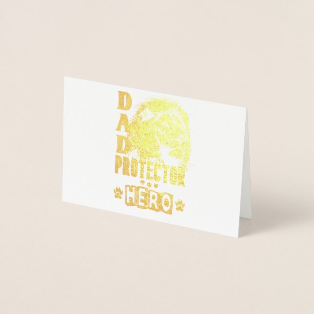Dad Protector Hero Foil Card (Front)
